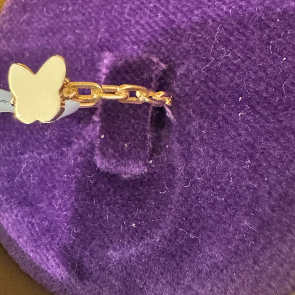 14K solid gold link ring - Picture 2 of 7